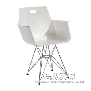 塑料椅/四方扶手塑料椅
