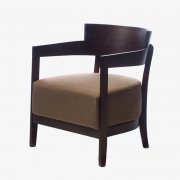 木质软包沙发椅 现代时
